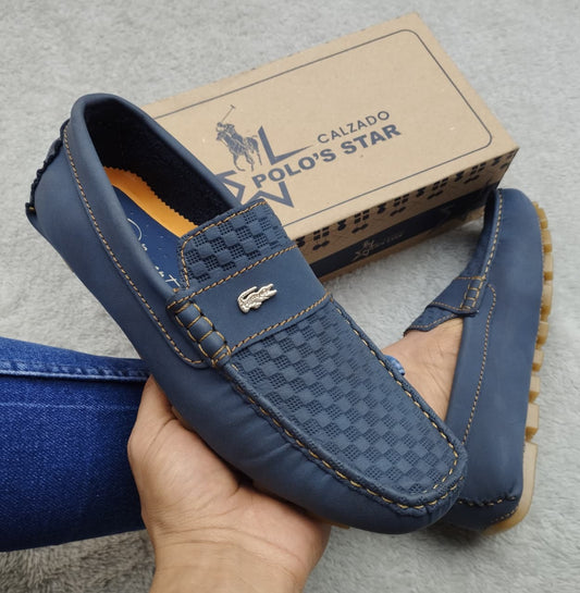 231 Azul Lacoste repujado